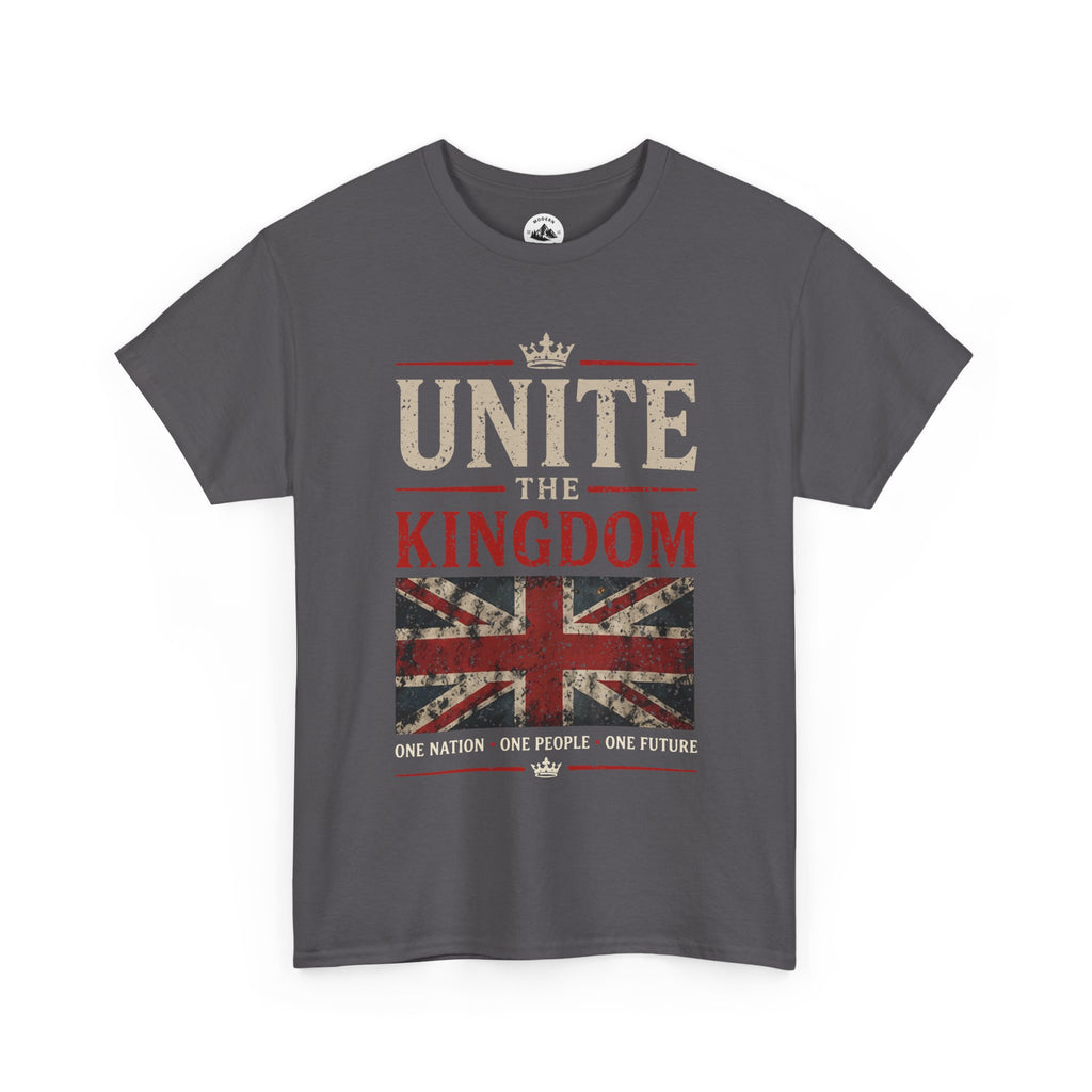 Mens Unite The Kingdom T‑Shirt — Union Jack Vintage Patriotic Tee