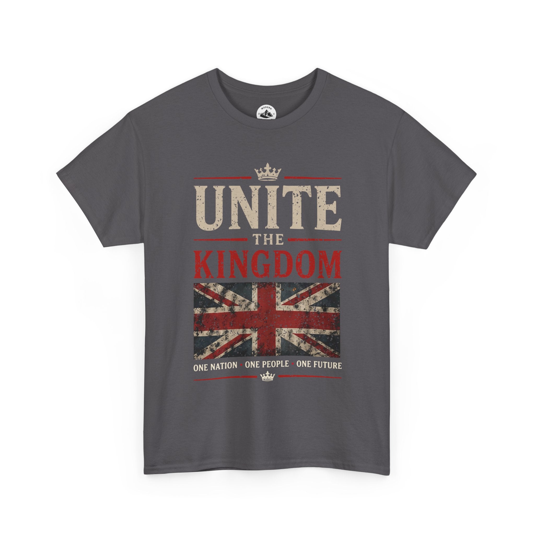 Mens Unite The Kingdom T‑Shirt — Union Jack Vintage Patriotic Tee