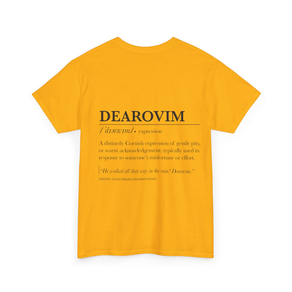 'Pizendown' & 'Dearovim' Unisex Cornish Dictionary Tee