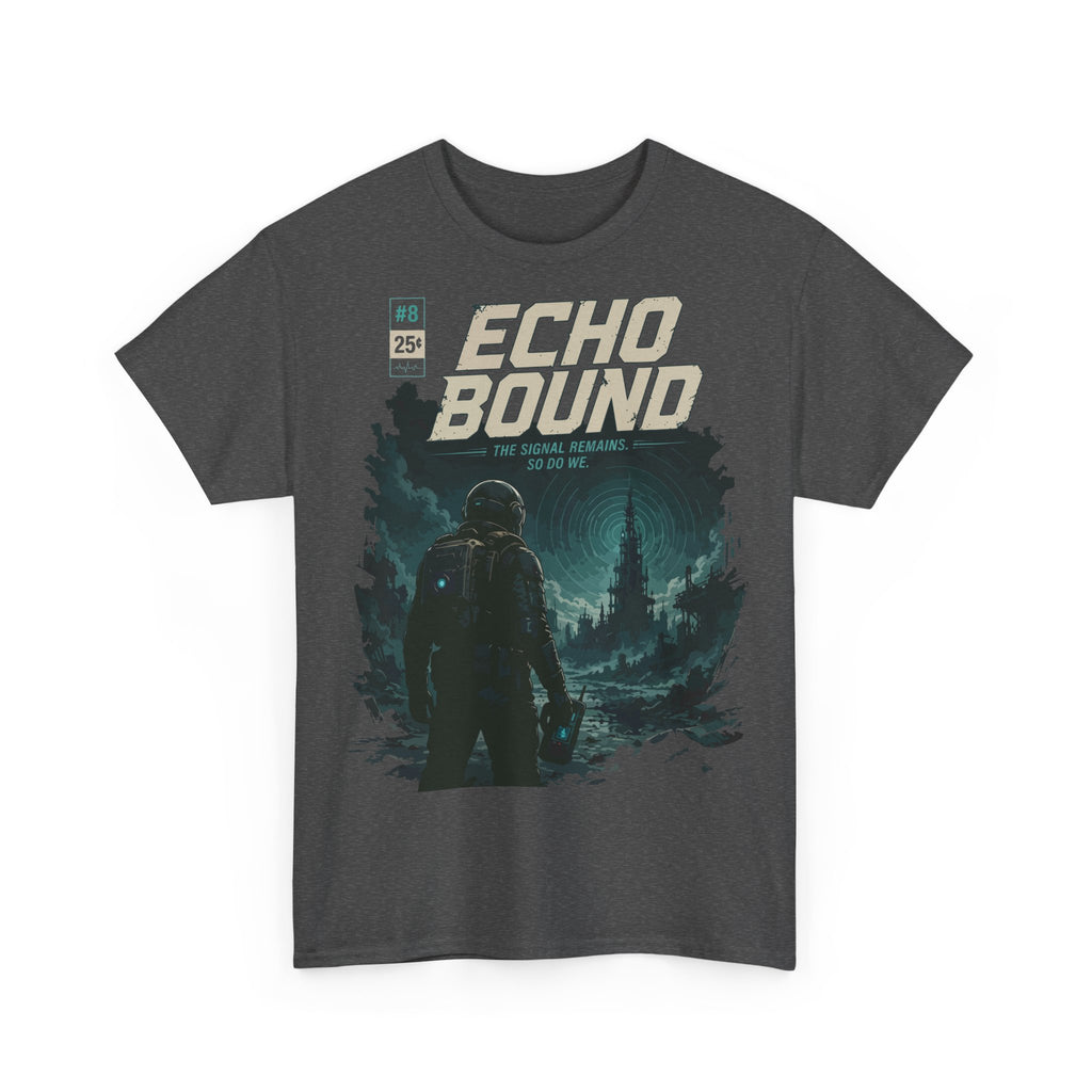 Echo Bound Graphic Tee — Retro Sci‑Fi Astronaut Design