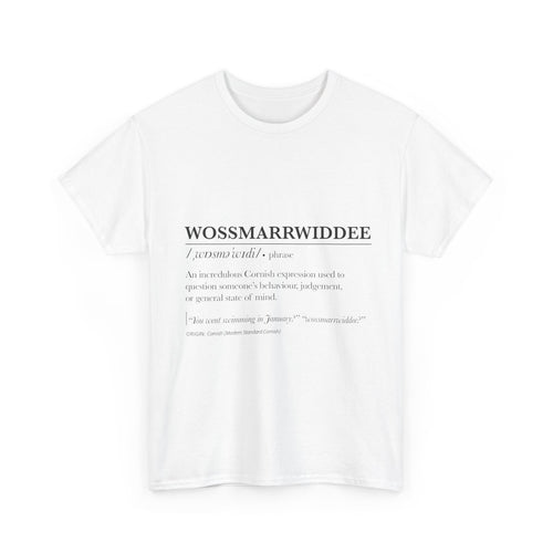 'Wossmarrwiddee / Teasy As An Adder' Cornish Dictionary Unisex Tee