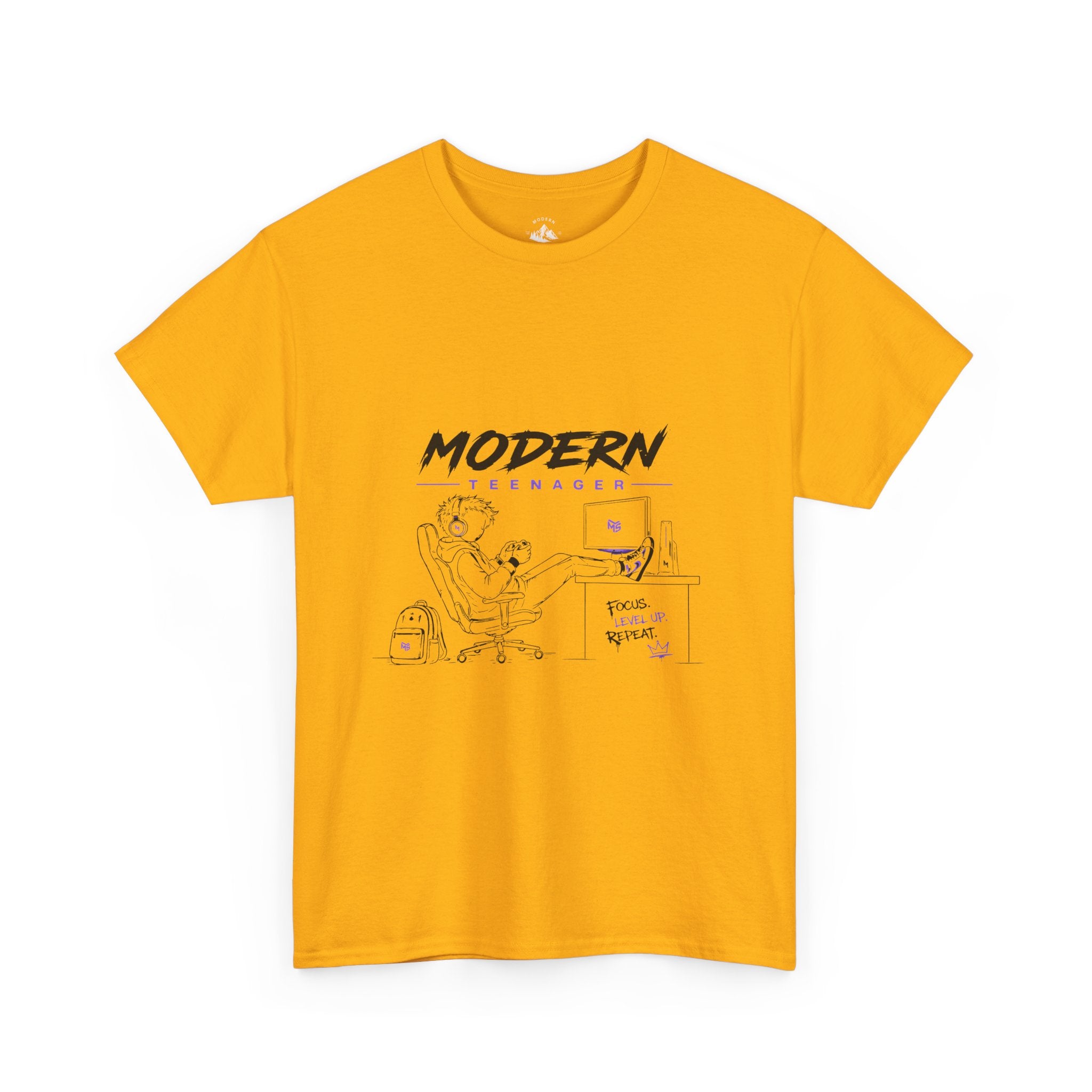 Modern Teenager Graphic Tee — Minimalist Office Humour T-Shirt