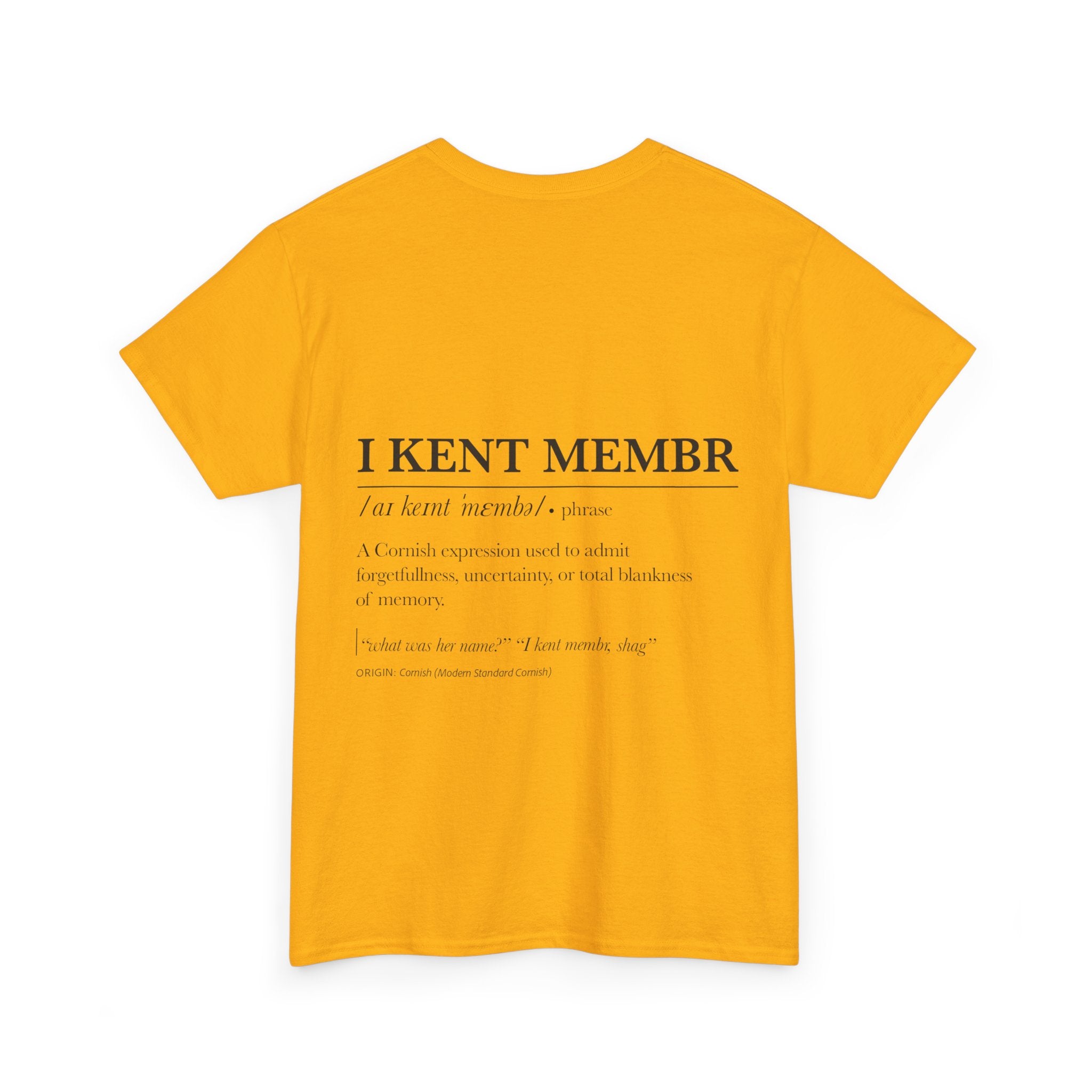 'Owaree Pard - IKent Membr' Cornish Dictionary unisex Tee