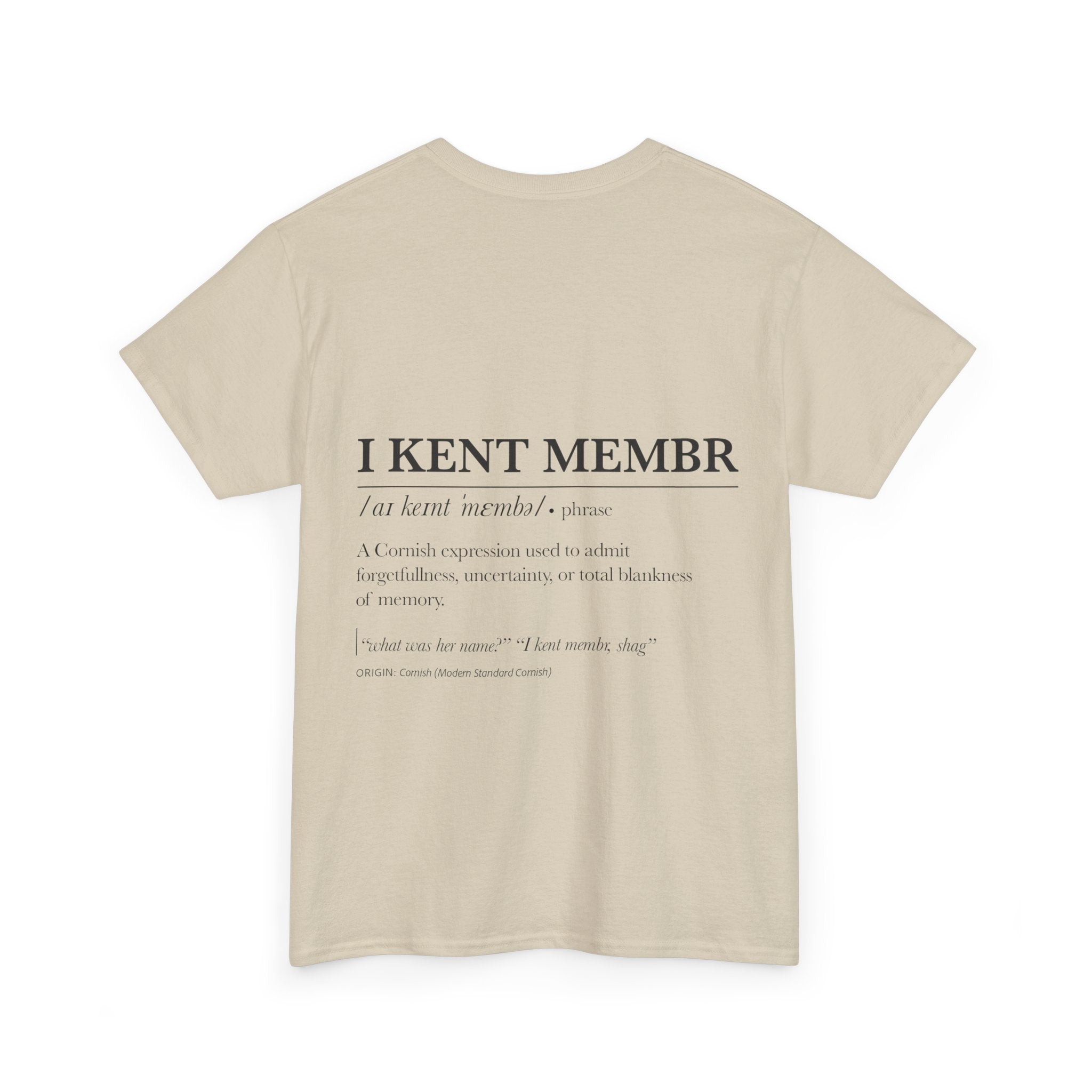 'Owaree Pard - IKent Membr' Cornish Dictionary unisex Tee