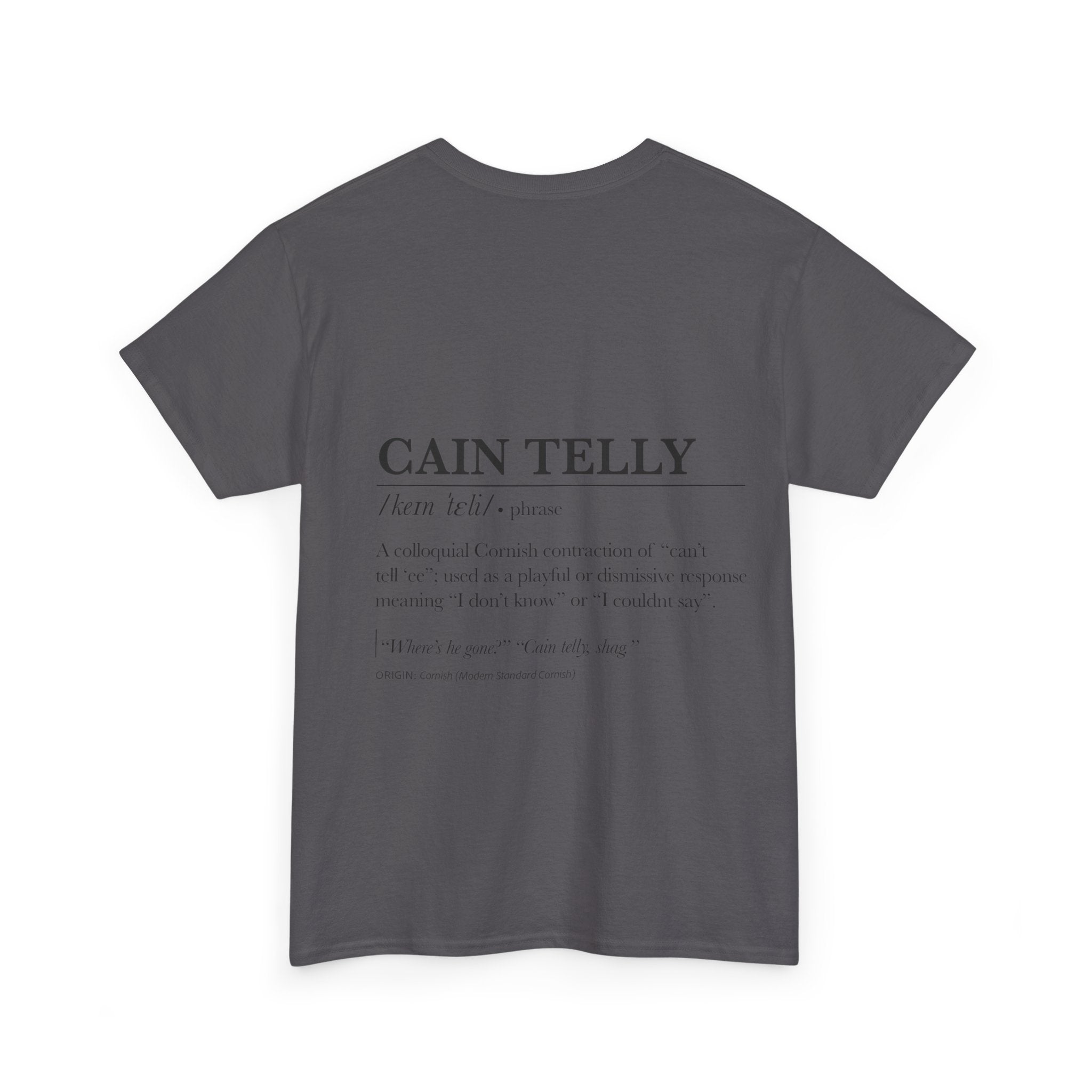 T-Shirt — 'Wasson Shag' Cornish Dictionary Unisex Tee
