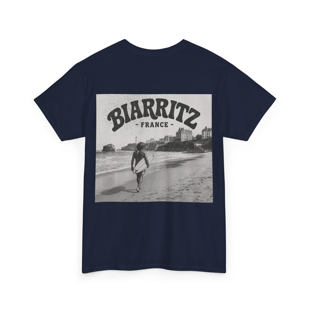 Vintage Biarritz Beach Surf Tee – Surf Town Classics T-Shirt