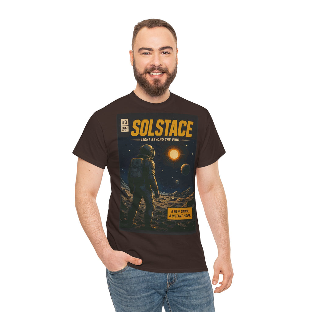 Solstice Space Tee — Astronaut Moon Poster Graphic T-Shirt