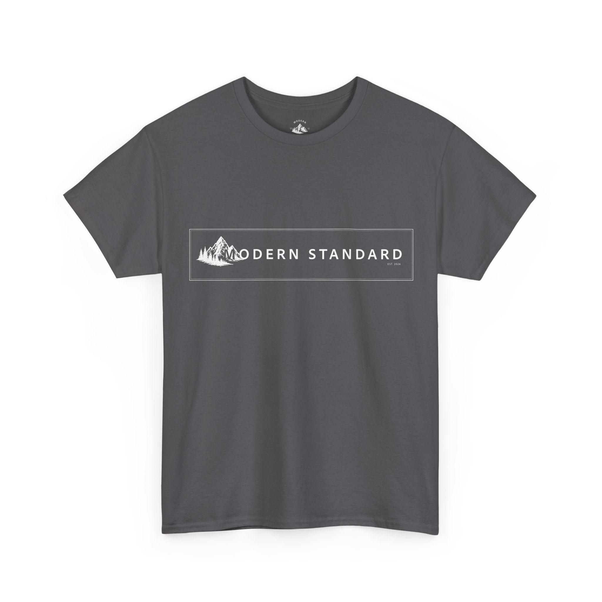 Modern Standard Mountain T‑Shirt — Vintage Outdoor Graphic Tee