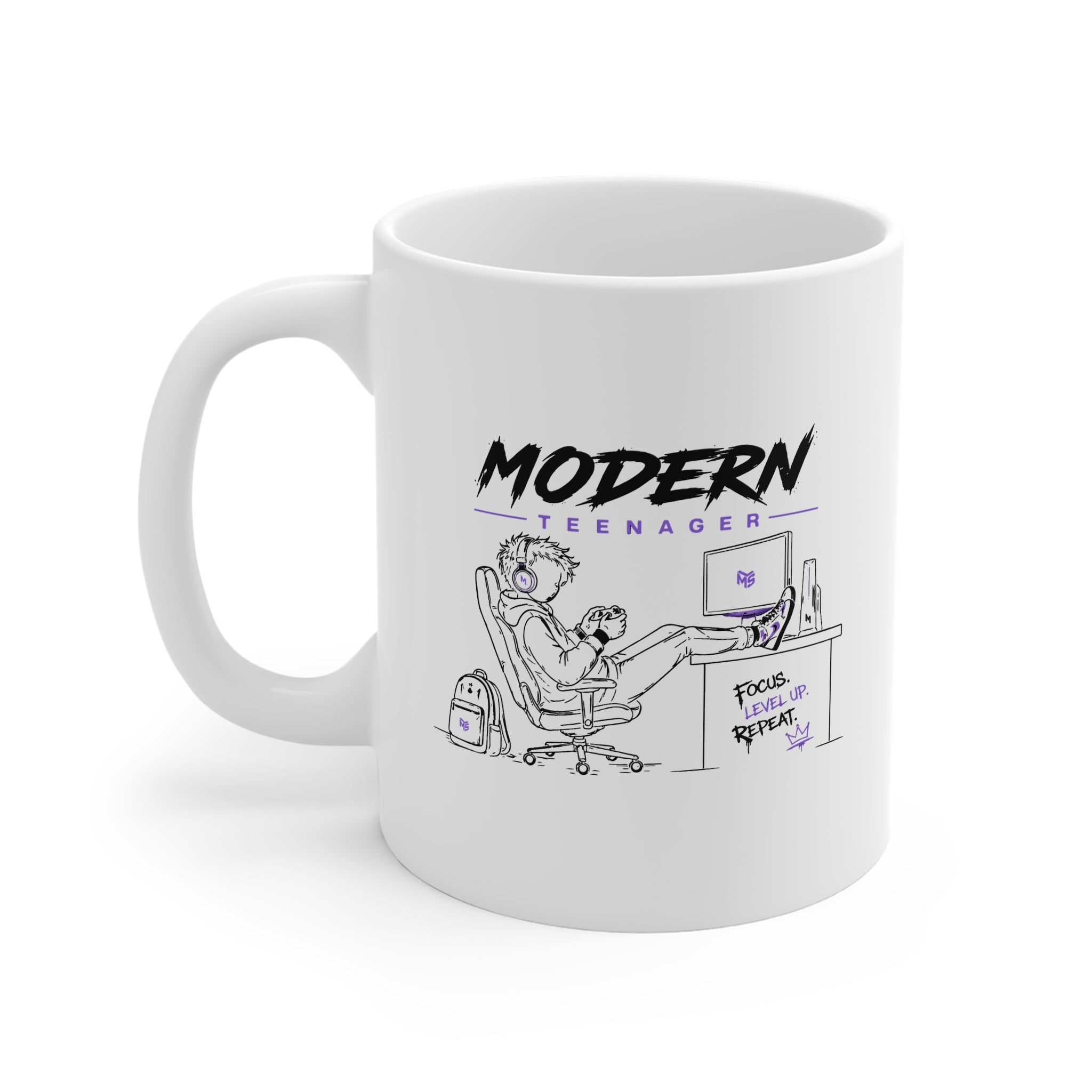 Modern Teenager Mug — Funny Teen Gamer Coffee Cup