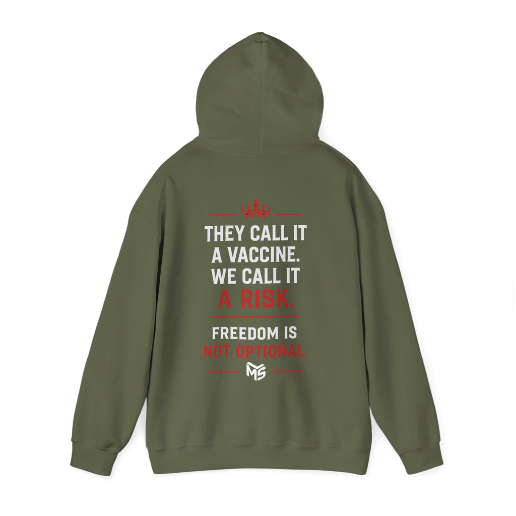 Hoodie - "Just Say No To MRNA Jabs" Freedom Anti-Mandate Protest Hoodie