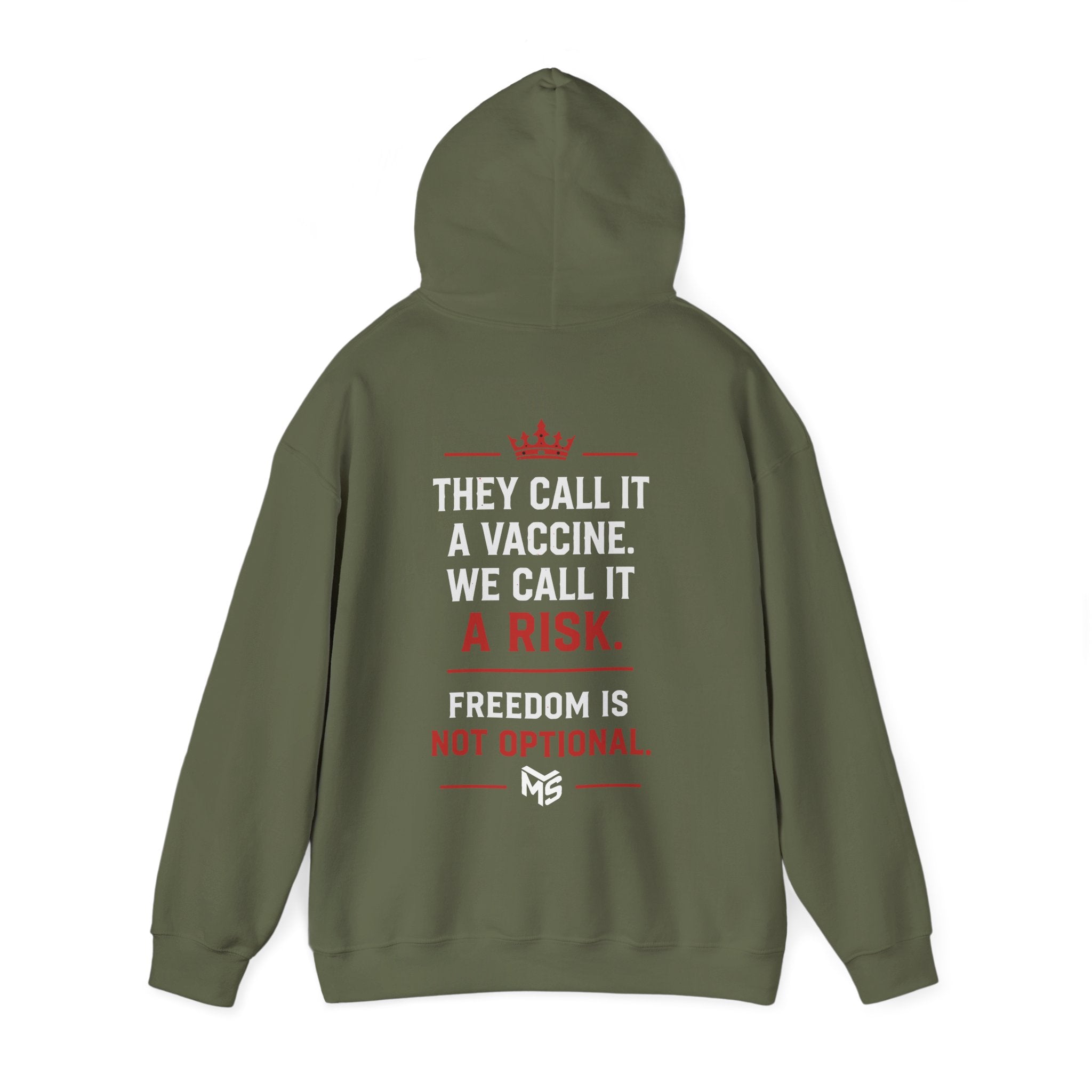 Hoodie - "Just Say No To MRNA Jabs" Freedom Anti-Mandate Protest Hoodie
