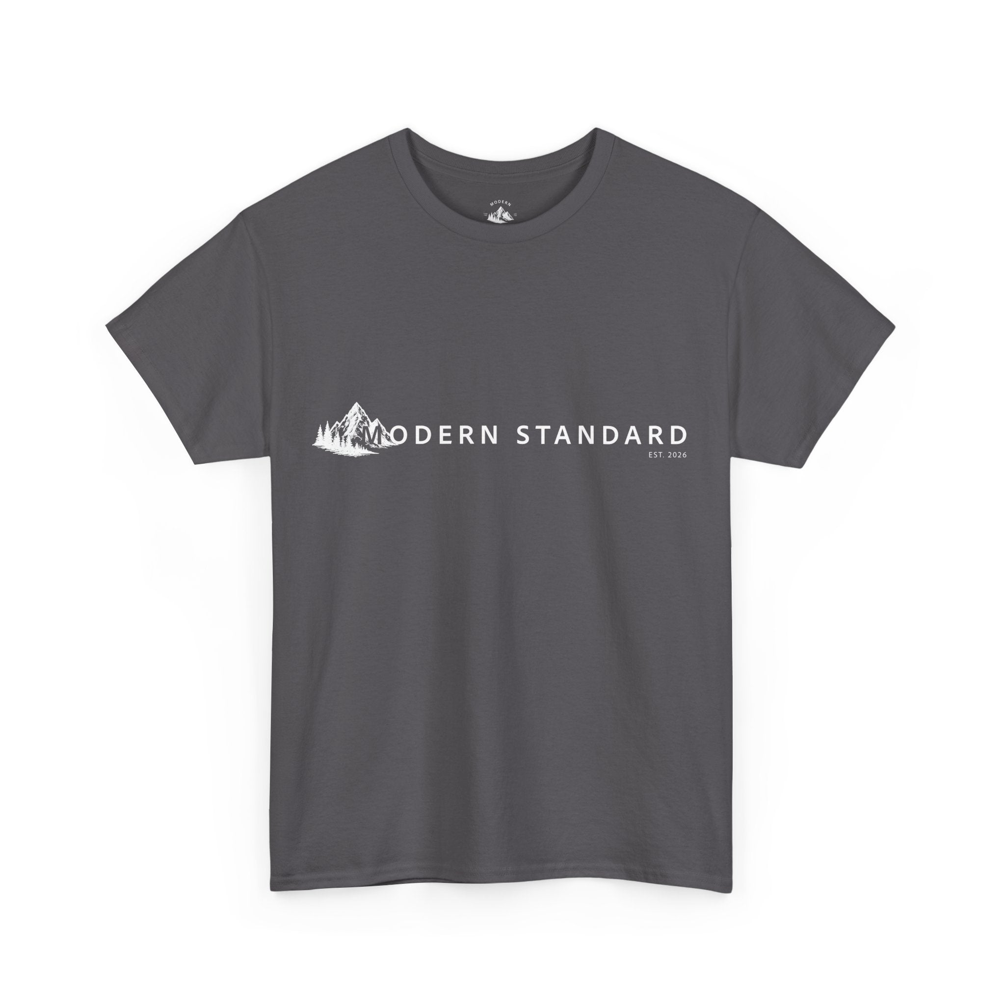Modern Standard Mountain T‑Shirt — Vintage Outdoor Graphic Tee
