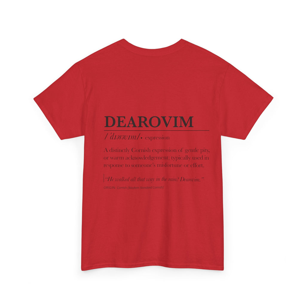 'Pizendown' & 'Dearovim' Unisex Cornish Dictionary Tee