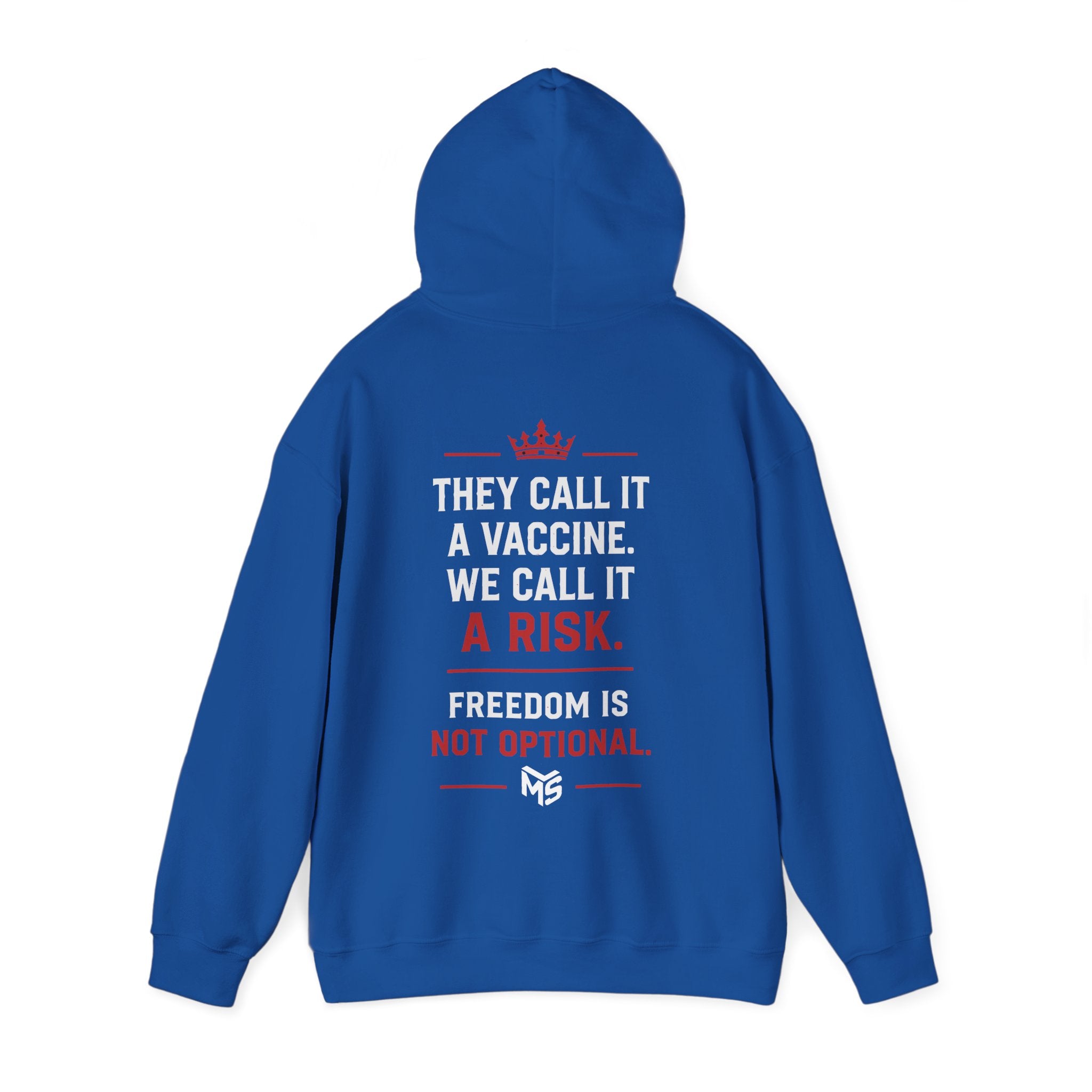 Hoodie - "Just Say No To MRNA Jabs" Freedom Anti-Mandate Protest Hoodie