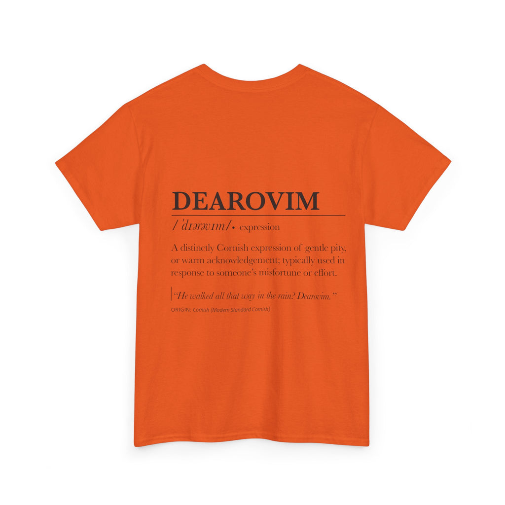 'Pizendown' & 'Dearovim' Unisex Cornish Dictionary Tee