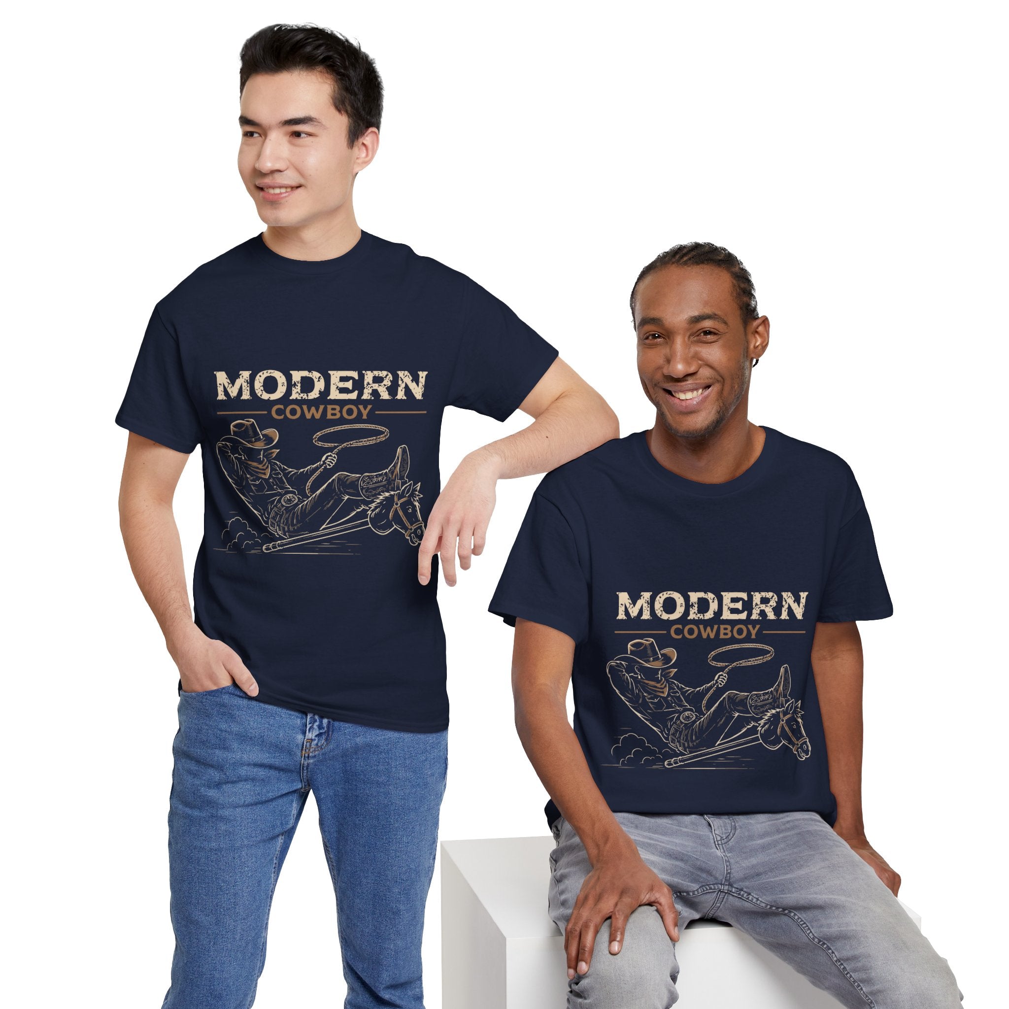 Modern Cowboy v2 T-Shirt — Vintage Rodeo Graphic Tee
