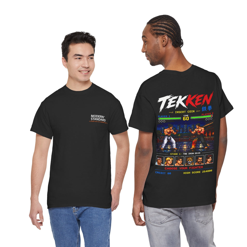 Retro 'TekKen' Arcade T-Shirt — Vintage 90s Fighting Game Tee