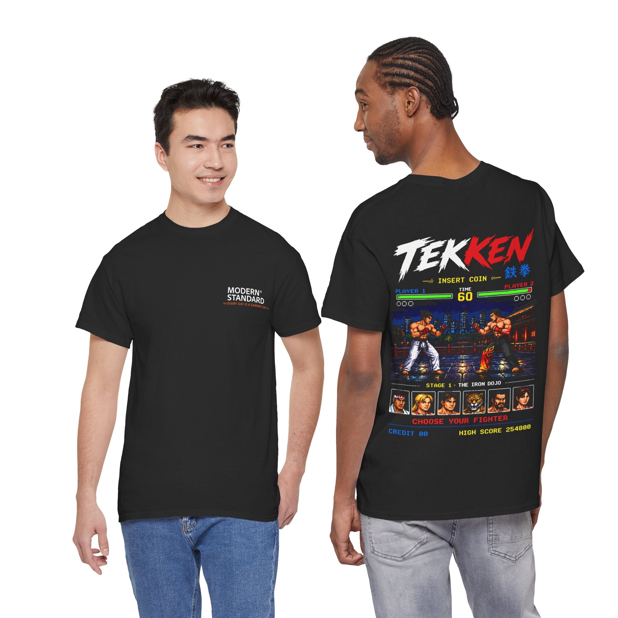 Retro 'TekKen' Arcade T-Shirt — Vintage 90s Fighting Game Tee