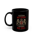 Unite the Kingdom Black Mug — Union Jack Patriotic Coffee Cup (11oz & 15oz)