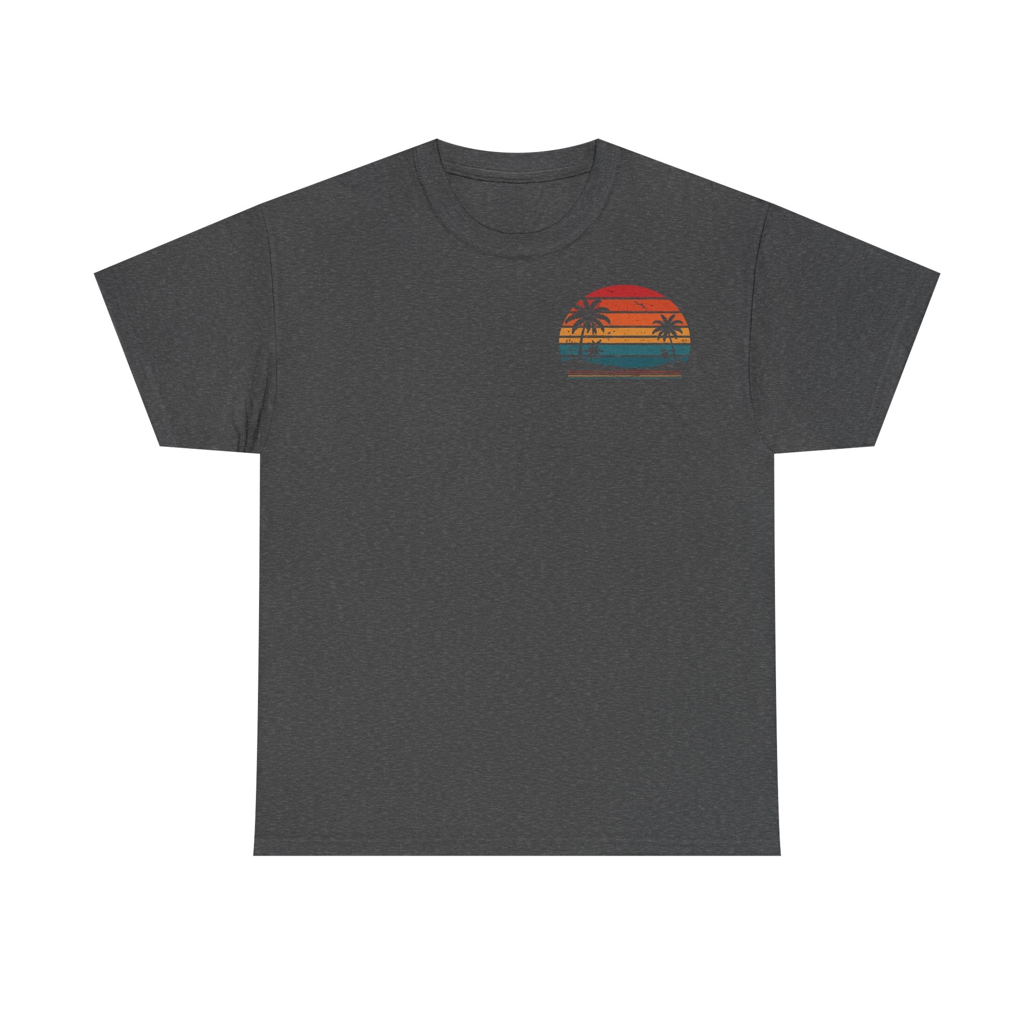 Retro 'No Rubbers Were Used' Car T‑Shirt — 70s Sunset Vintage Tee
