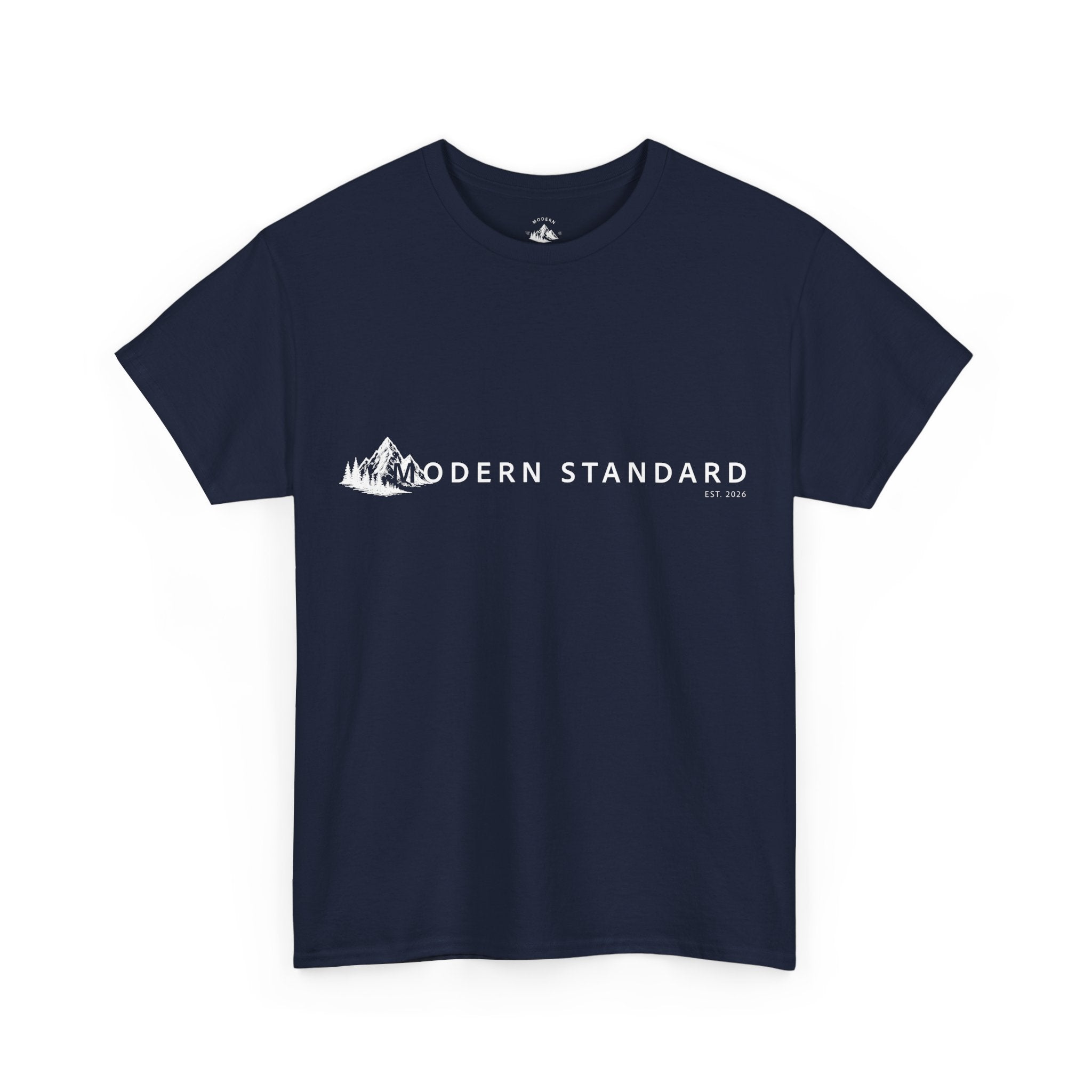 Modern Standard Mountain T‑Shirt — Vintage Outdoor Graphic Tee
