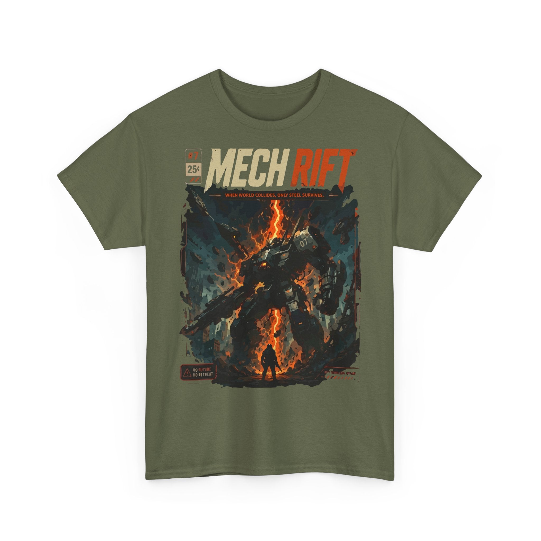 Mech Rift T‑Shirt — Sci‑Fi Mecha Poster Tee