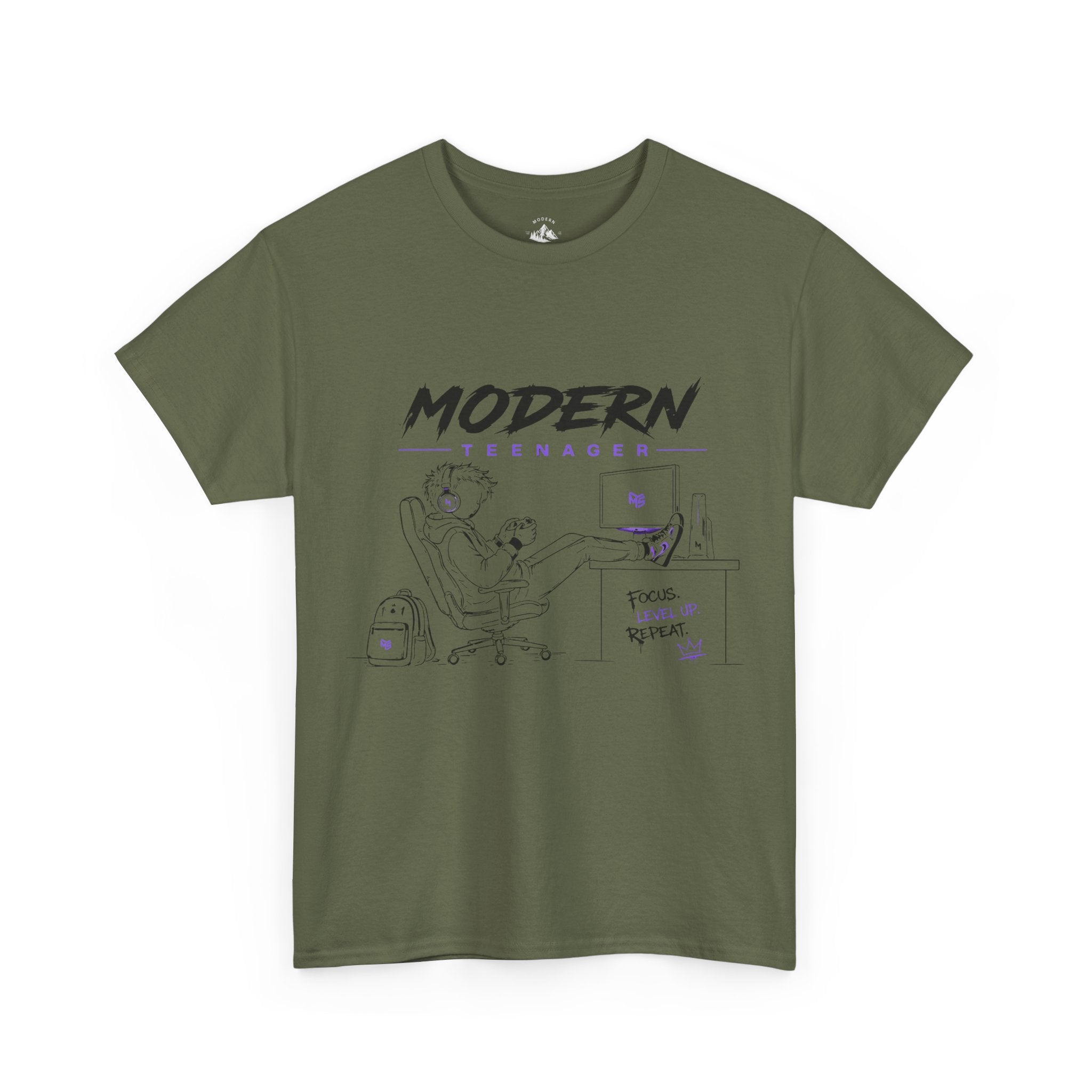 Modern Teenager Graphic Tee — Minimalist Office Humour T-Shirt