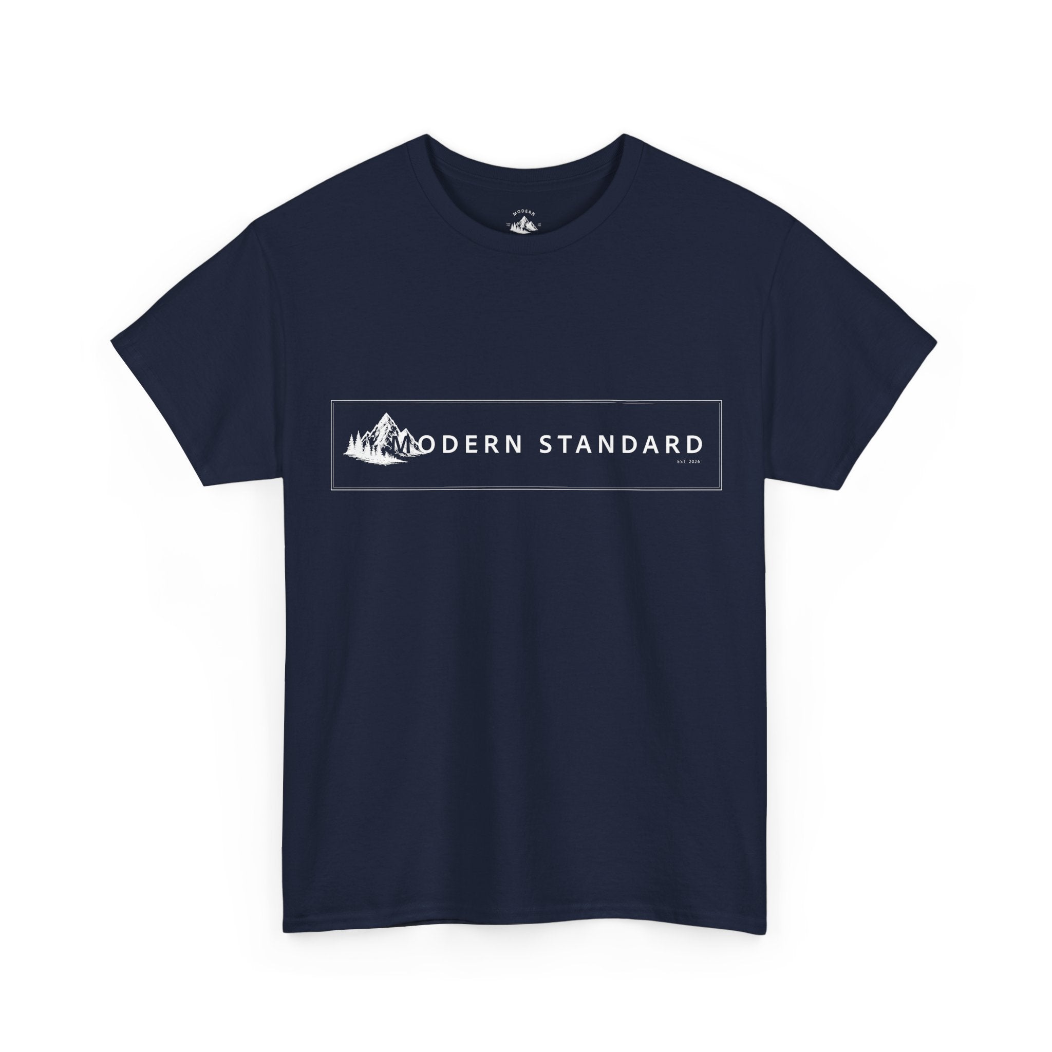 Modern Standard Mountain T‑Shirt — Vintage Outdoor Graphic Tee