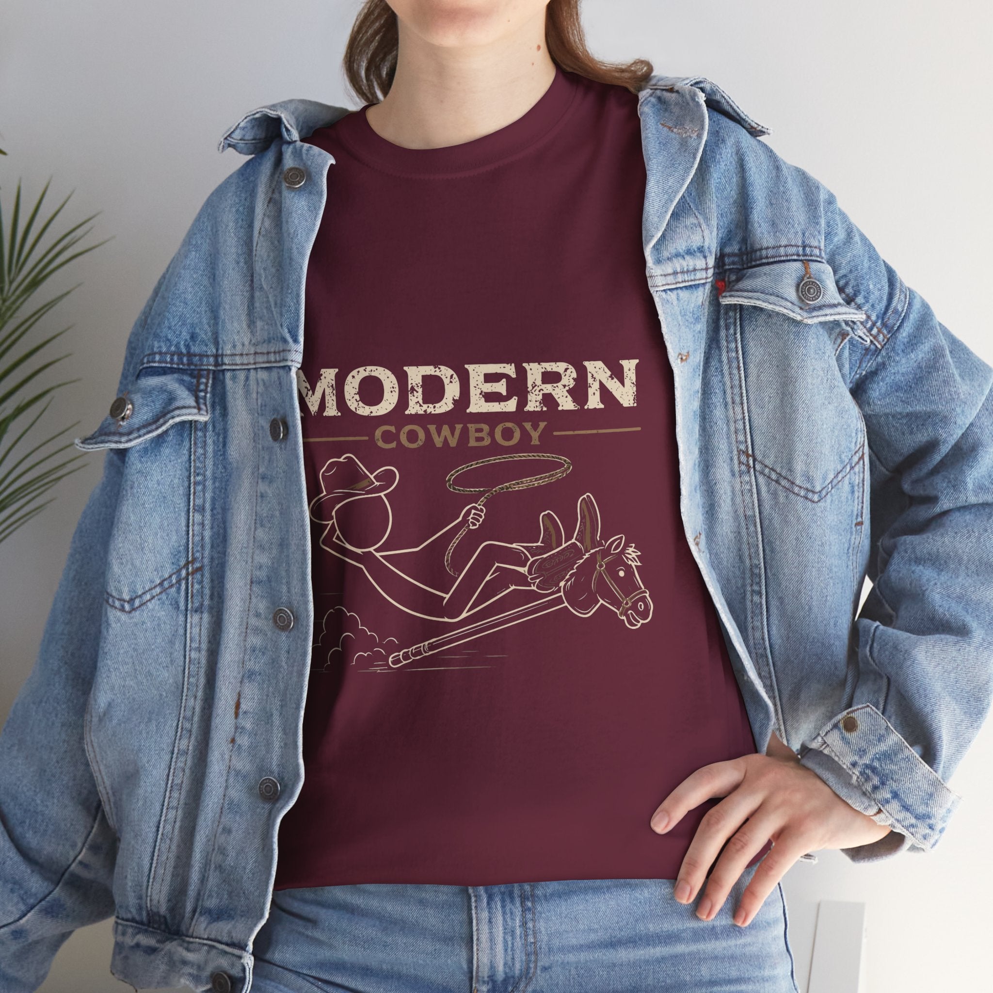 Modern Cowboy T-Shirt v1— Retro Rodeo Graphic Tee