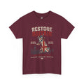 Womans Restore Britain T-Shirt – Patriotic Union Jack Graphic Tee