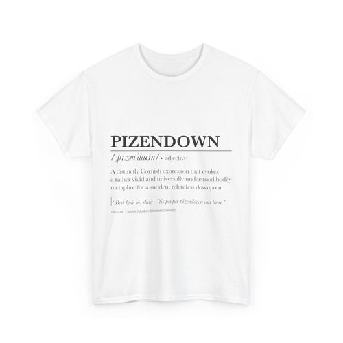 'Pizendown' & 'Dearovim' Unisex Cornish Dictionary Tee