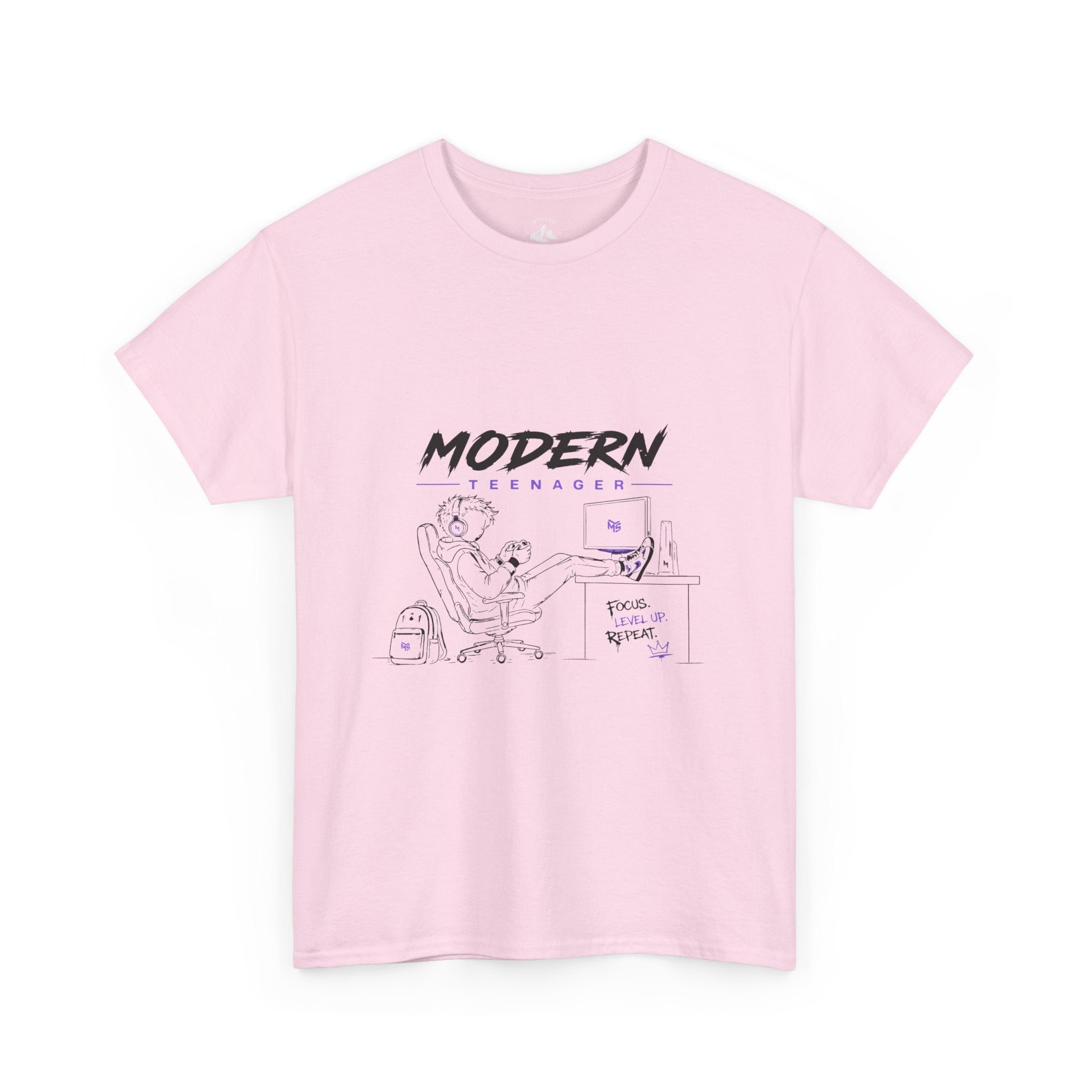 Modern Teenager Graphic Tee — Minimalist Office Humour T-Shirt
