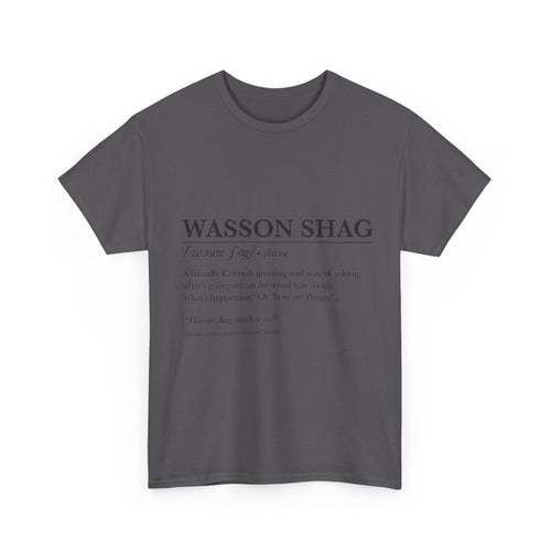 'Wasson Shag' Cornish Dictionary Unisex Tee