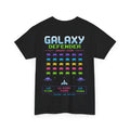 Galaxy Defender Arcade T‑Shirt — Retro Video Game Space Invaders Tee