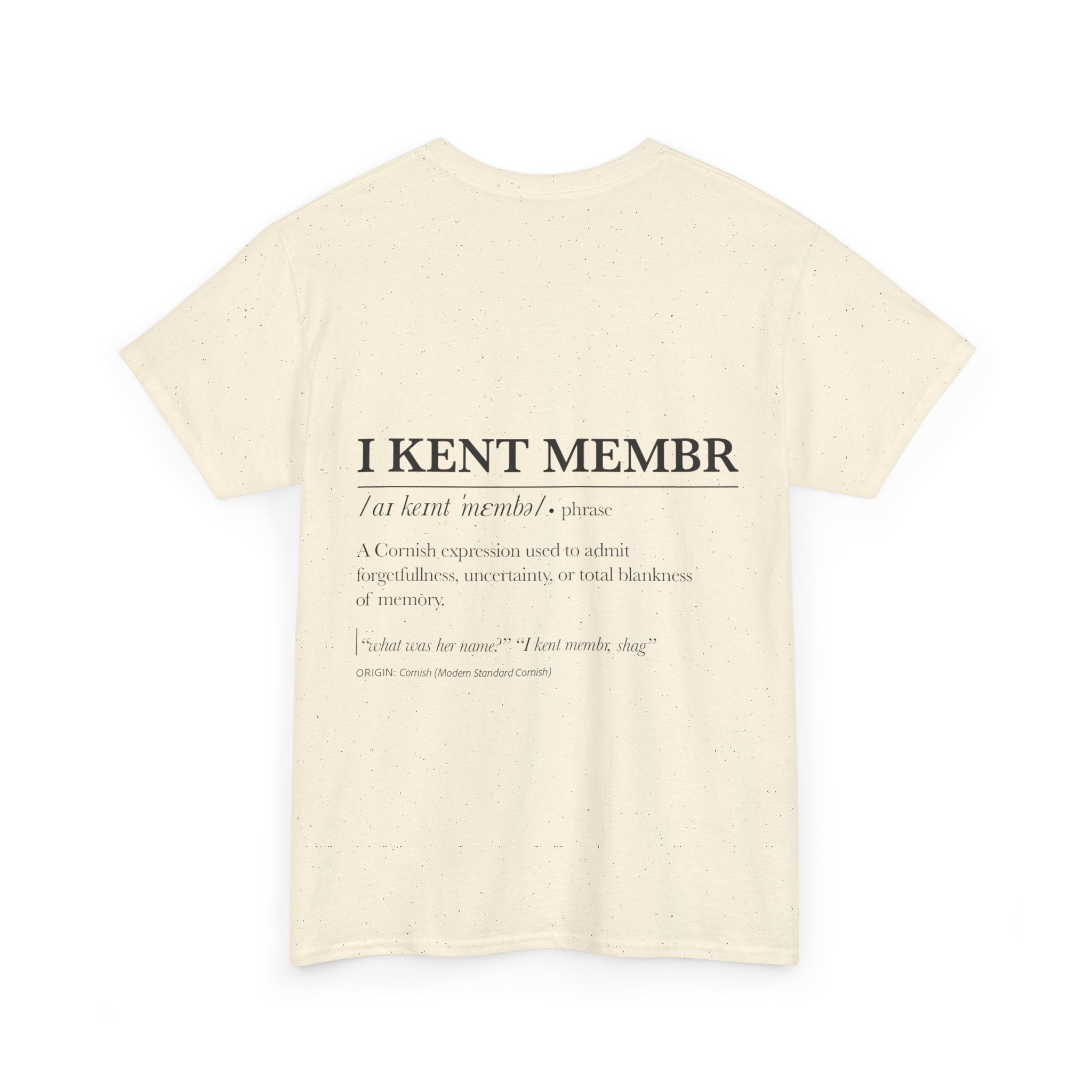 'Owaree Pard - IKent Membr' Cornish Dictionary unisex Tee