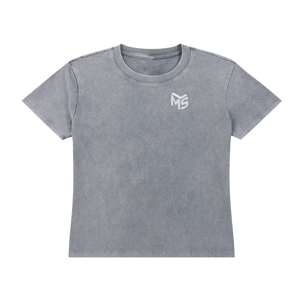 Vintage Wash Drop Shoulder T-shirt Mountain