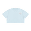 Women's Mineral Wash Cotton Crop T-Shirt